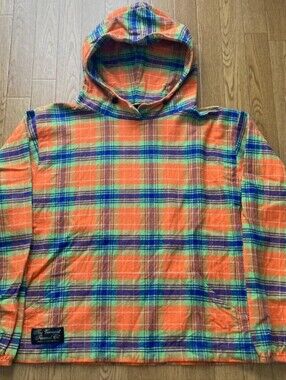 Flannel jacket/hoodie orange Vermont Fannel